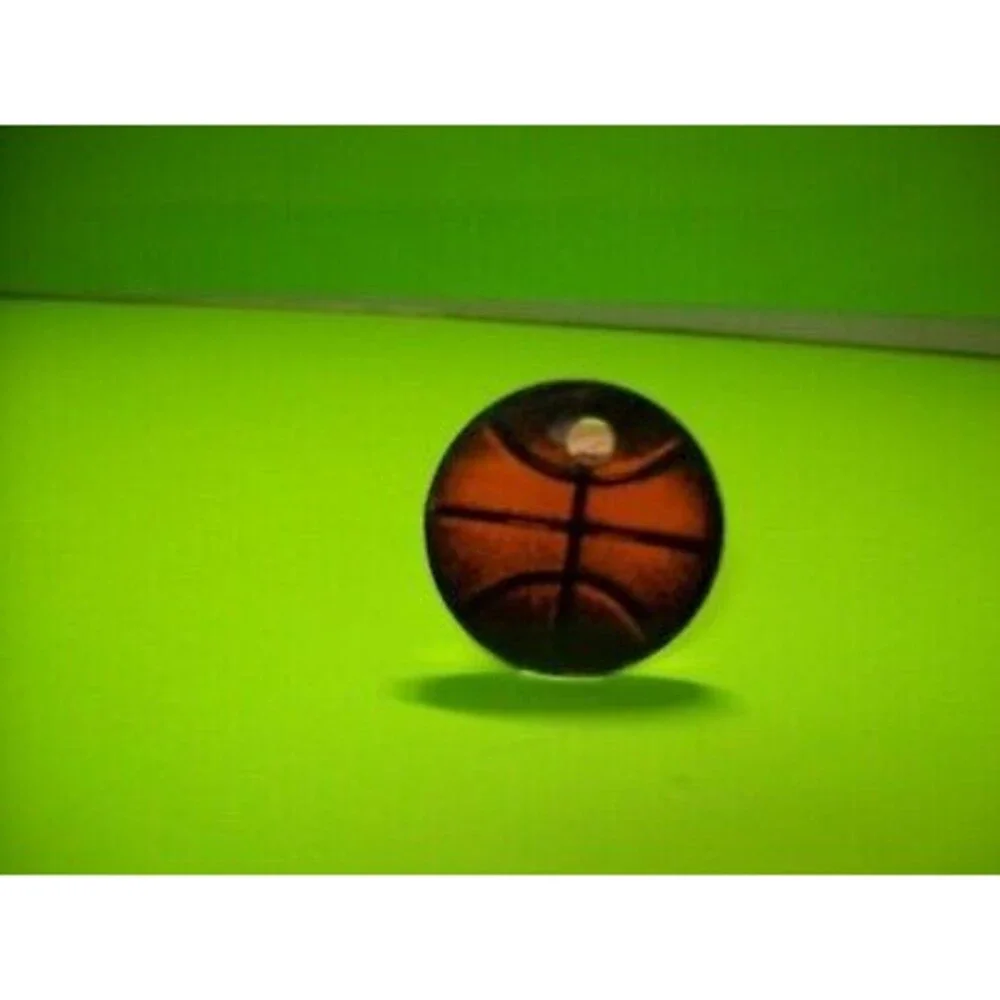 NBA Fastbreak Pinball Plastic Keychain Promo Item Basketball Bally Original NOS